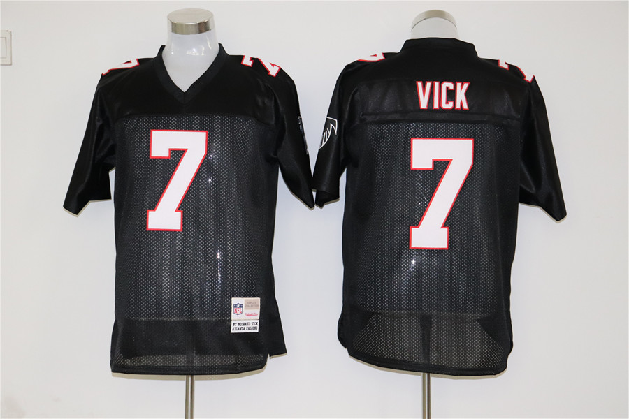 Men's Atlanta Falcons Michael Vick Mitchell & Ness Black Legacy Jersey